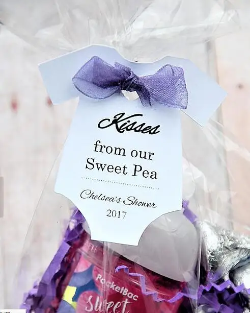 Именные поцелуи от sweet pea baby shower подарочные бирки добро пожаловать спасибо