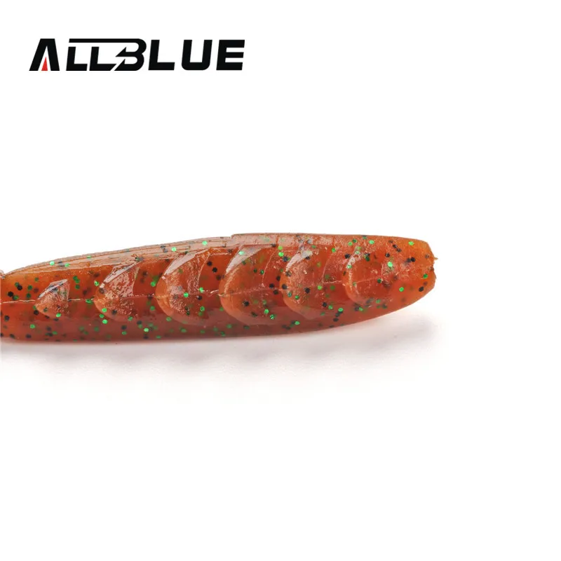 ALLBLUE соленая Рыболовная Приманка 10 шт./лот с солью 7 см/2 г искусственная Мягкая
