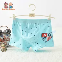 4 шт./лот; нижнее белье для мальчиков; Детские хлопковые трусы-боксеры; детские трусы; FFP65