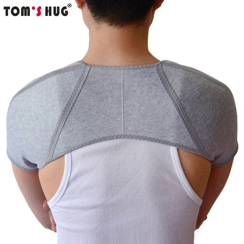 

Tom's Hug Brand Bamboo Charcoal Back Support Shoulder Guard Brace Retaining Straps Posture Sport Injury Back Pad Belts Keep Warm