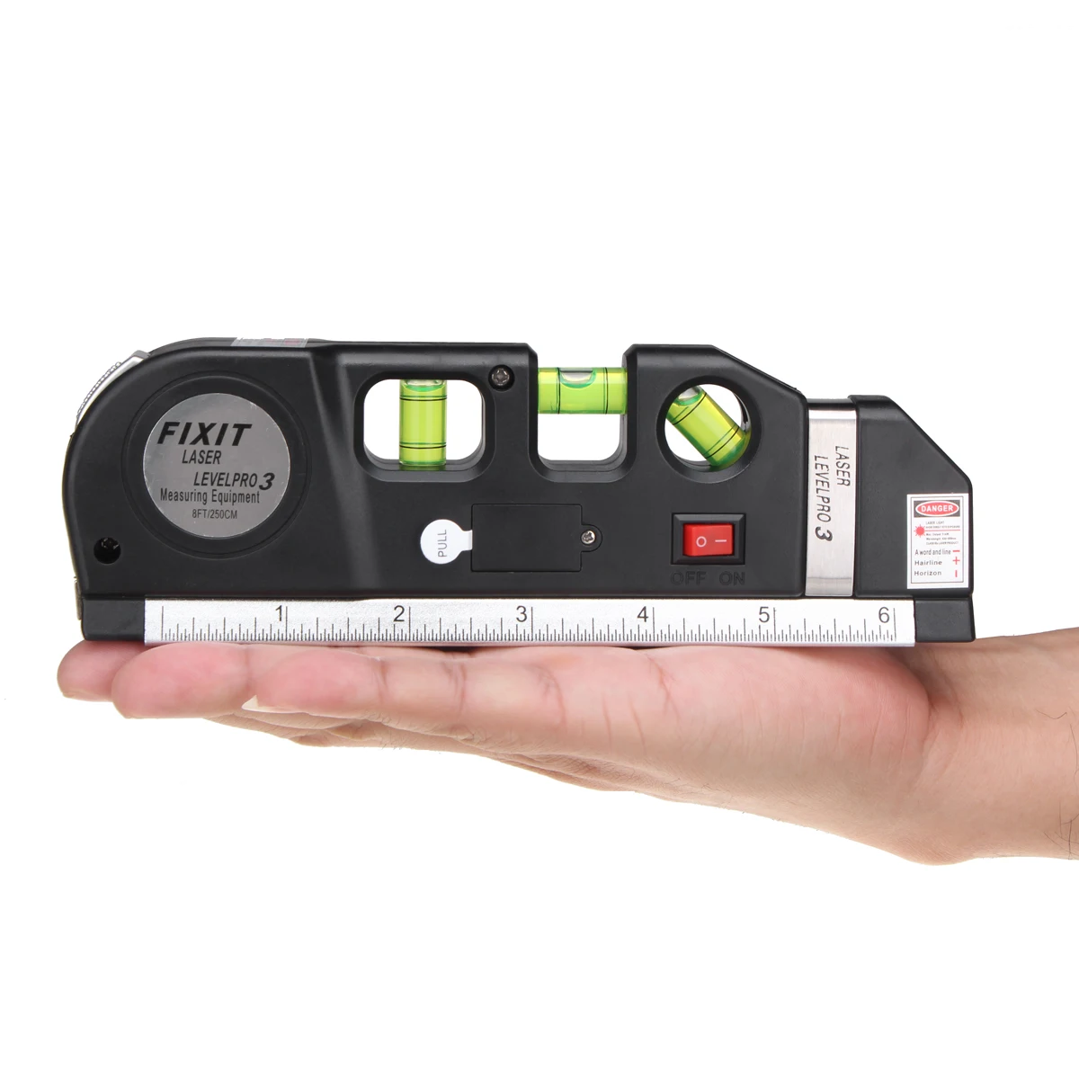 espírito lasers régua horizontal linha medida ferramentas padrão ajustado