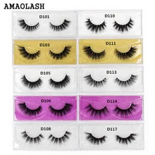 AMAOLASH 3D норковые ресницы ручной работы норковые накладные ресницы полная полоса ресницы Толстые вьющиеся объемные ресницы 25 стилей наращивание ресниц