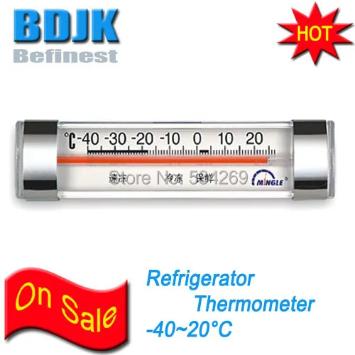 

Mini Refrigerator Thermometer with Clear Scale & Easy to Read