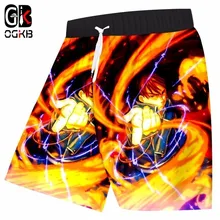 OGKB для мужчин's 3D принт металлический Алхимик короткие брюки для девочек Harajuku пляжные шорты быстросохнущая человек спортивные