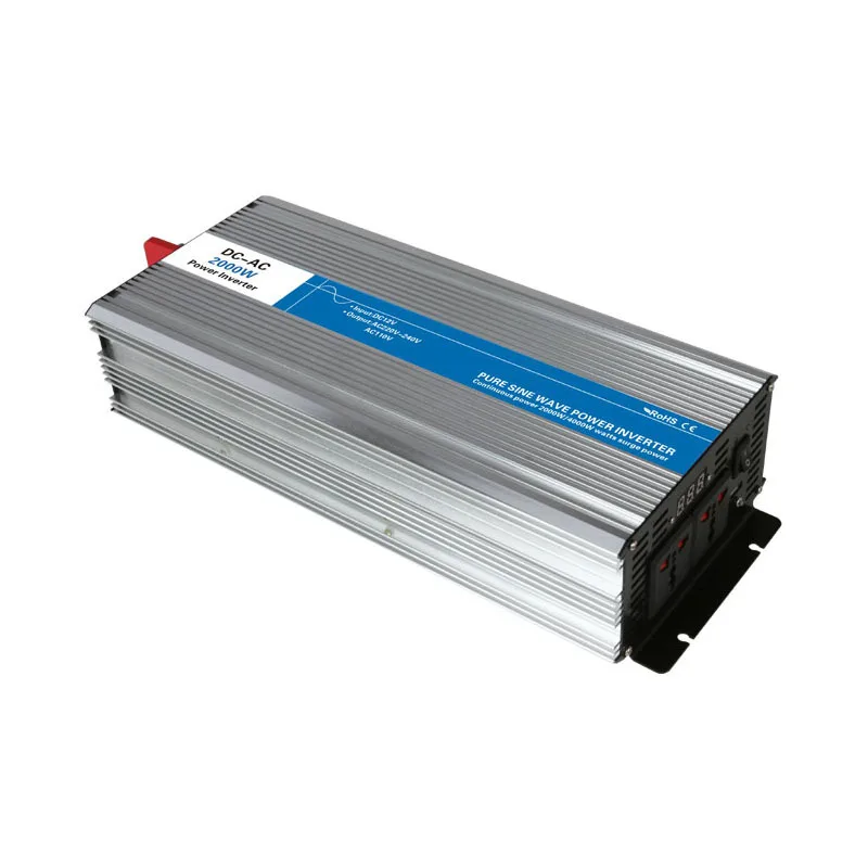 

DC 12V , DC 24V, DC 48V input AC 220V or AC110V output DC-AC 2000W PURE SINE WAVE POWER INVERTER electric inverter