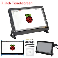 7 Inch Raspberry Pi 3B+ Touch Screen 1024 * 600 LCD Display HDMI Interface TFT Monitor Module for Raspberry Pi 3 Model B