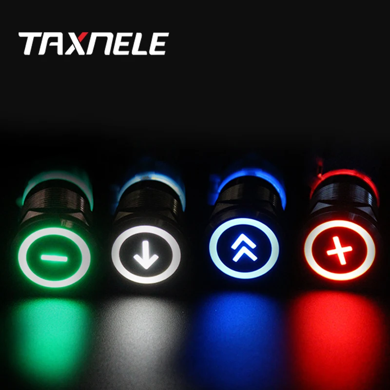 

16mm 19mm 22mm Customization Metal Push Button Switch 12V 220V 110V LED Light momentary latching OEM Car Auto Motorcycle switch