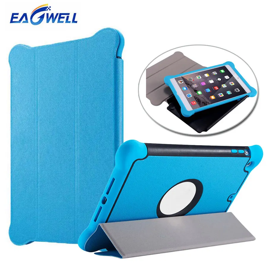For Apple iPad Air 2 Air 1 Shockproof Case Removable Leather Flip Case Tablet Stand Smart Cover