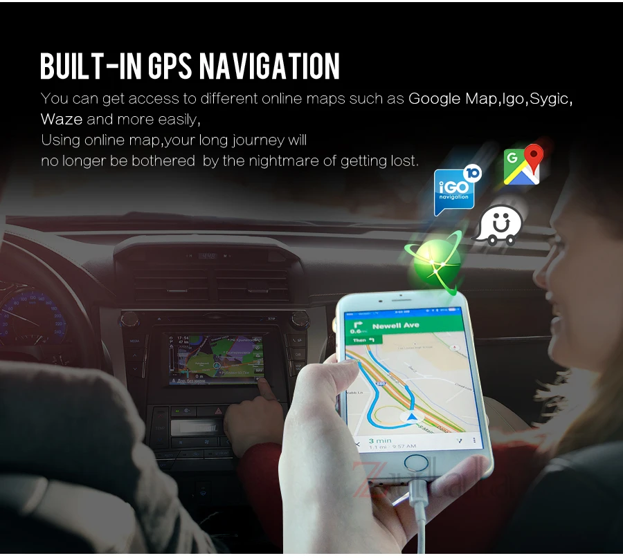 Android 8.0 Car DVD Stereo Multimedia Headunit For Toyota RAV4 2008 To 2011 Auto PC Radio GPS Navigation Video Audio Car Stereo (5)