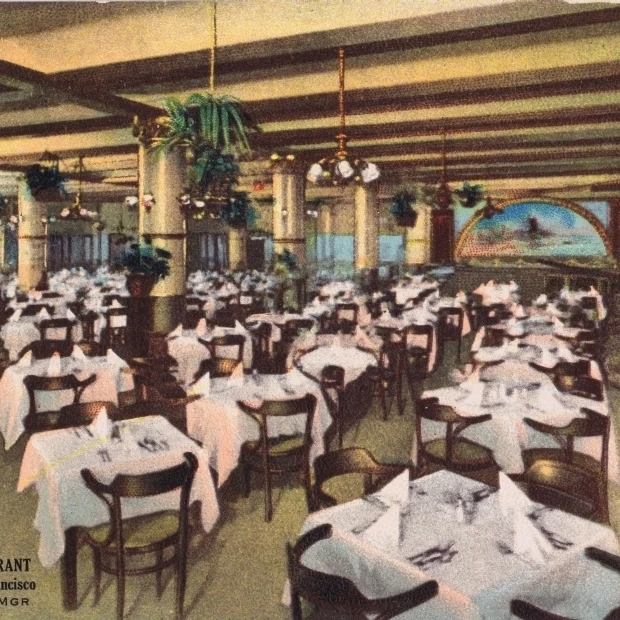 Portola-Louvre Restaurant In San Francisco Poster Print By Mary Evans Jazz Age Club Collection (24 X 18)