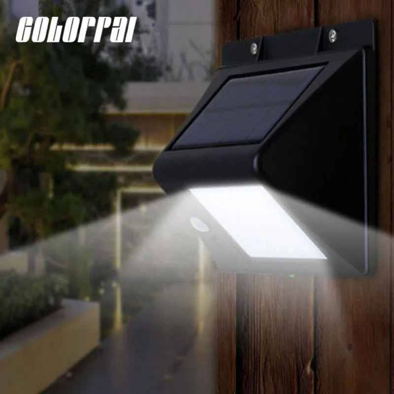 

20 LED Solar Powered Motion Sensor Light Outdoor Solar Led Flood Lights Spotlights Garden Patio Pathway Lamps Emergency Lighting
