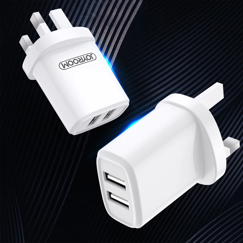 

Universal Portable Dual USB Travel Charger 5v Mobile Phone Charger 2A Fast Charge