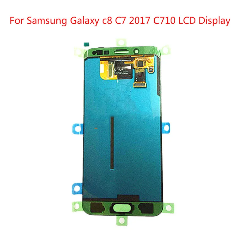 

Super AMOLED Replacement LCD Compatible For Samsung Galaxy c8 C7 2017 C710F/DS C7100 LCD Screen Touch Digitizer Assembly