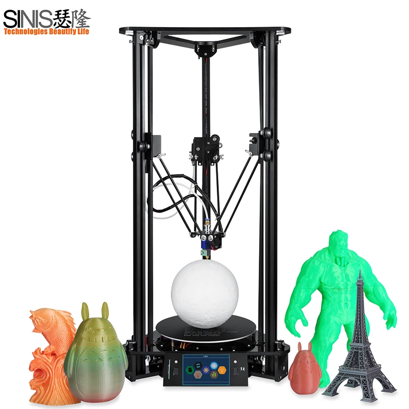 

High Accuracy Laser 3D Printer Sinis Tech Pulley DIY Kit Easy Assembled 3d Printer Machine with Auto Feeding and 1KG Filament
