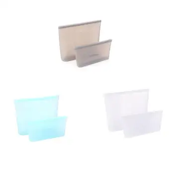 

2/3pcs Bowl Shape Baby Food Milk Fruit Supplement Storage Silicone Fresh Bags Set Sealed Reusable Food Container Feeding Props