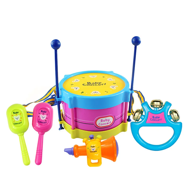 Kid's Musical Instruments Baby Rattles Shake Bell Ring Children Early