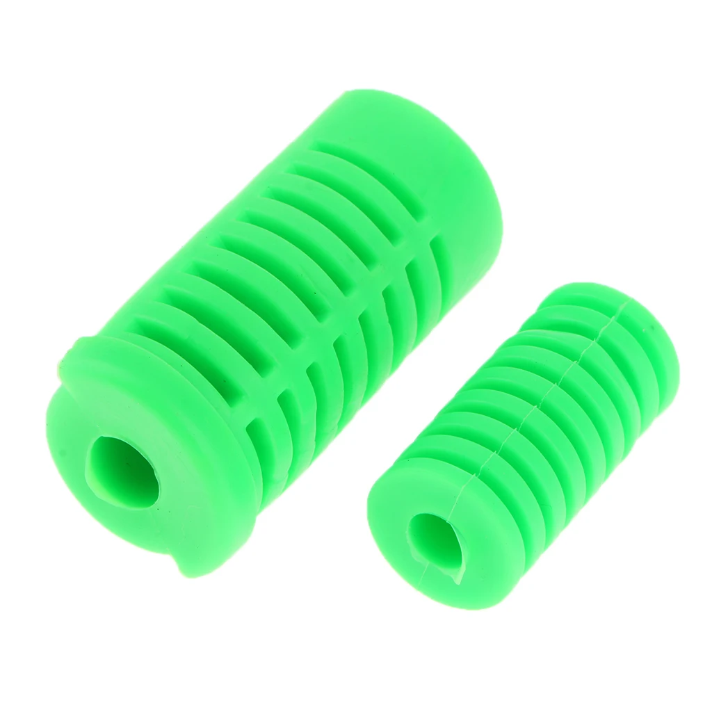 2 Pieces Motorcycle Gear Shift Shifter Lever Rod and Footrest Pedal Rubber Cover