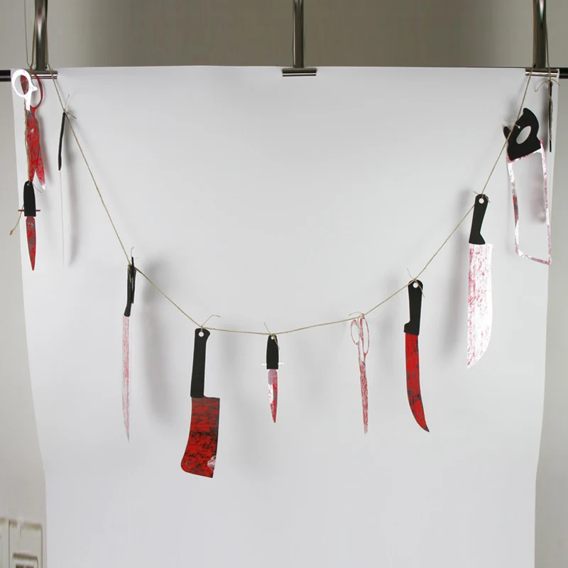 halloween decorations 12 pcs bloody plastic knife haunted house bar 12 xuedao string chamber haunted house - Bloody Halloween Decorations halloween decorations 12 pcs bloody plastic knife haunted house bar 12 xuedao string chamber haunted house - Bloody Halloween Decorations