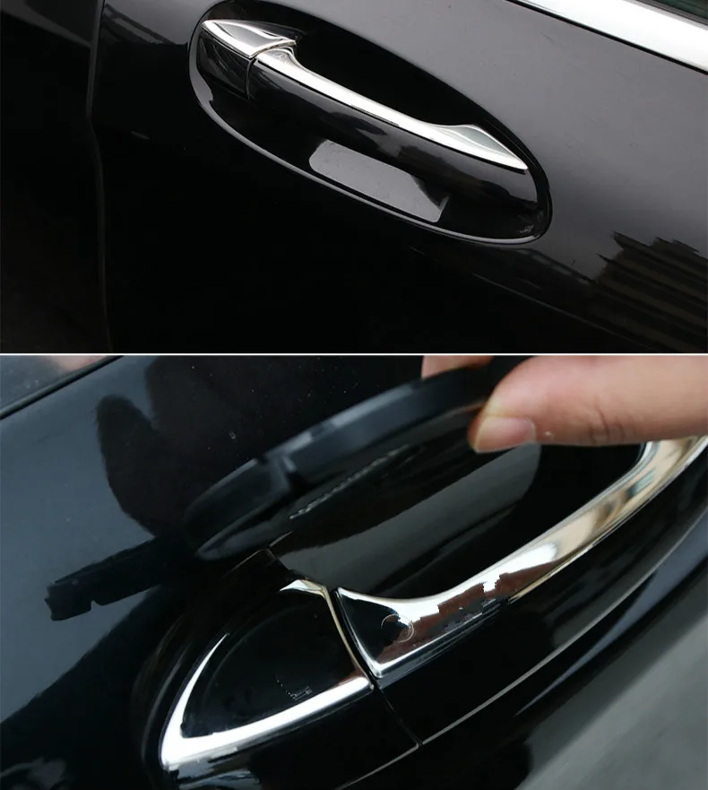 FUNDUOO для Mercedes Benz B C E GLK ML CLA класс W246 W166 W117 X204 W204 W212 нержавеющая сталь автомобильная дверная ручка Крышка отделка