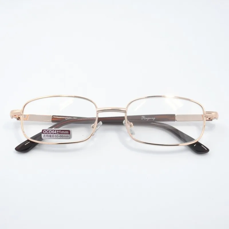 Анти-усталость металлический каркас очки для чтения мужские и женские солнцезащитные очки+ 0,50~+ 6,00 19 градусов