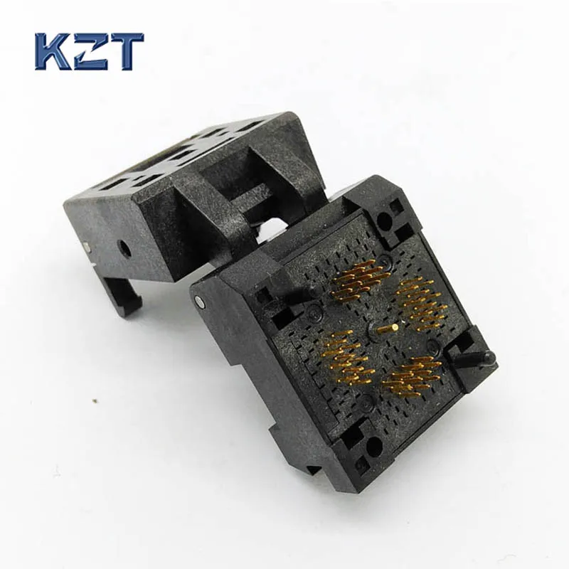 

QFN40 MLF40 Burn in Socket IC Test Socket Pitch 0.5mm Clamshell Chip Size 6*6 Flash Adapter Burn in Socket