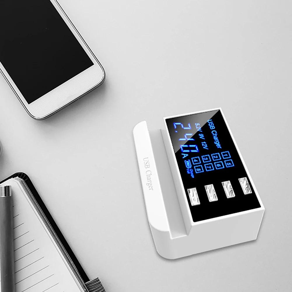 4 портовый USB зарядное устройство адаптер станция концентратор мобильный