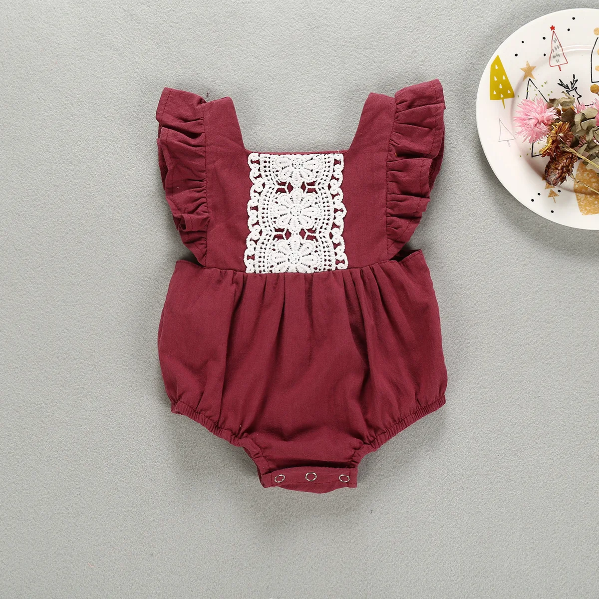 Bodysuit for Summer Baby one-pieces baby girl clothes Cute bb newborn clothes Babies bodysuits with Lace Bodysuit for Summer Baby one-pieces baby girl clothes Cute bb newborn clothes Babies bodysuits with Lace