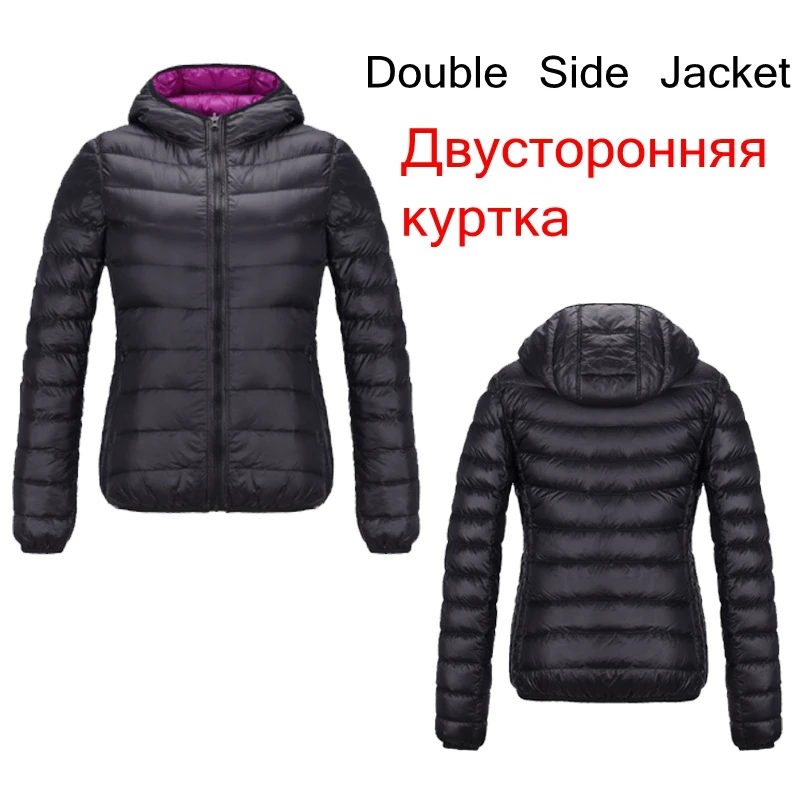 NewBang 7XL 8XL пуховики женские ультра легкие пуховики женские пуховые куртки Двухсторонний двусторонний светильник теплые пальто