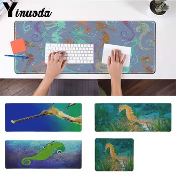 

Yinuoda Seahorse sea animal Beautiful Anime Mouse Mat large pc desk mat Edge Locking Speed Version Game Keyboard Pad for Gamer