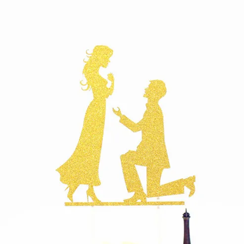 1pc Multi Colors Marry Me Love Wedding Cake Flag Topper Cake Flags For Birthday Wedding Party Cake Baking Decoration