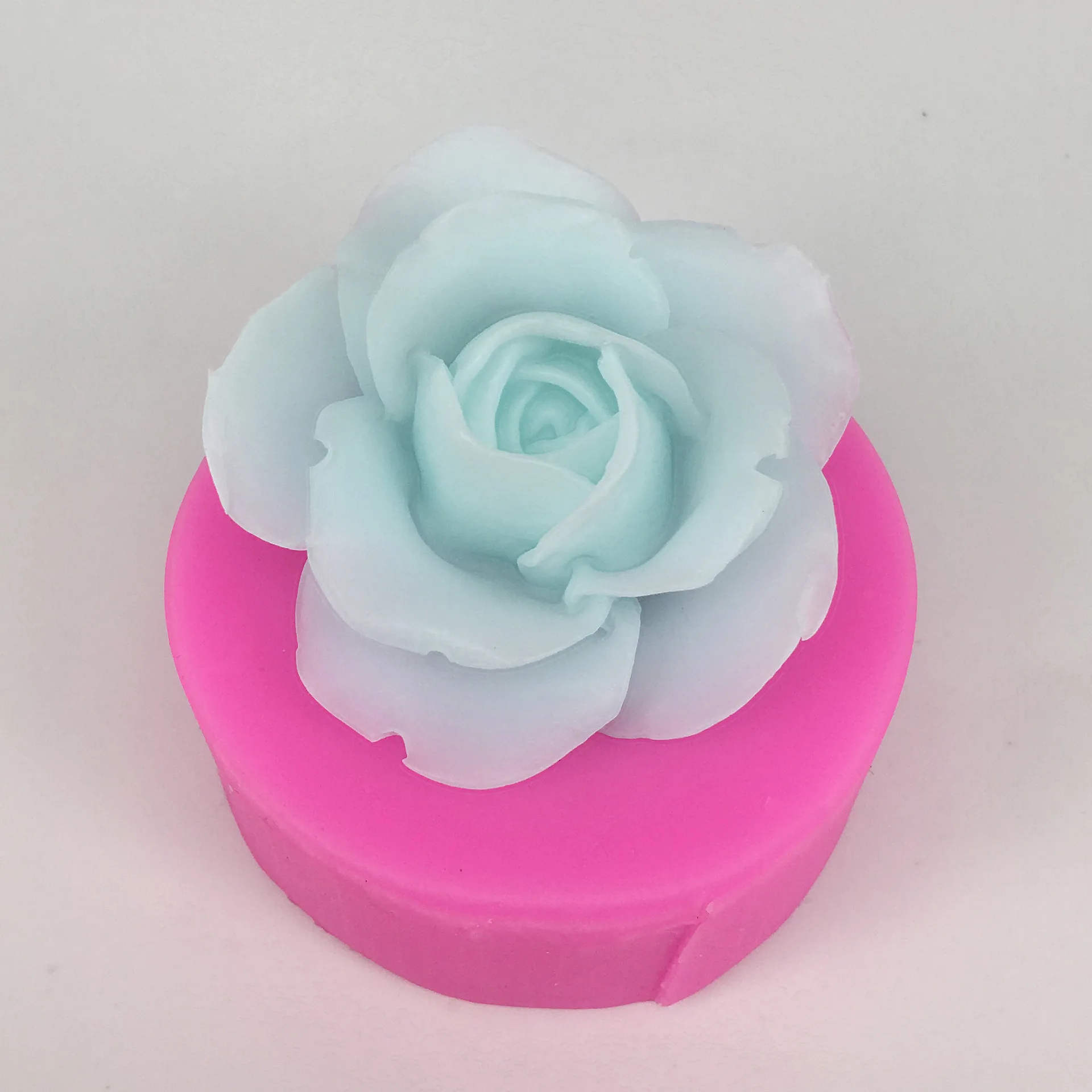 Silicone 3D Flower Soap Mould silica gel gypsum Craft Making soap mold