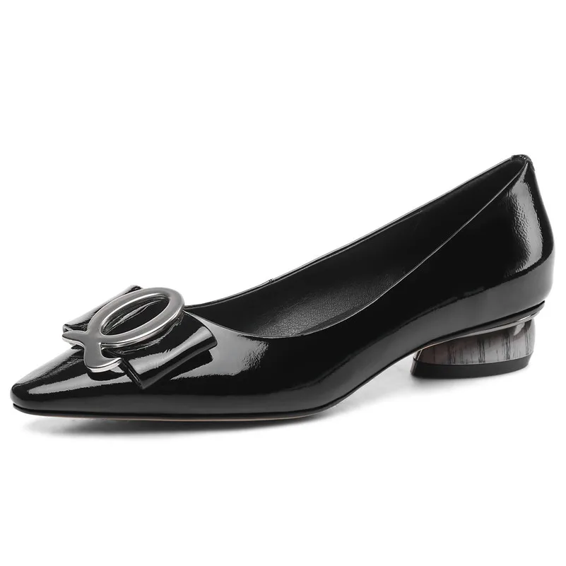 FEDONAS/; элегантные женские туфли-лодочки с острым носком в стиле ретро; классический дизайн; офисные туфли из мягкой кожи; сезон весна-лето; женская обувь