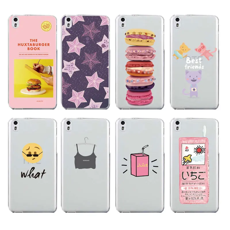 Stars sweet Macaroon cat Drinks what Soft Clear TPU Phone Case For HTC A9 D820 M8 M9 Free Shipping C097 |