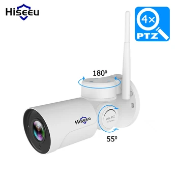 

Hiseeu 1080P IP Camera wifi PTZ 4X Zoom 2MP Bullet Speed dome CCTV camera Project Night Vision Outdoor Waterproof IP66 IRCUT P2P