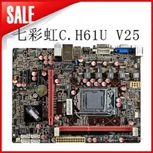 Colorful rainbow c.h61u colorful h61 Desktop motherboard LGA 1155 DDR3 USB3.0 SATA3