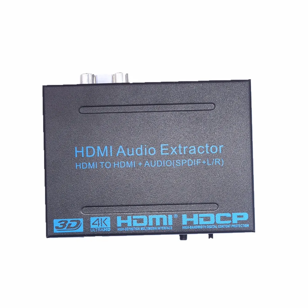 HDMI к HDMI аудио SPDIF L/R 4 К x 2 К HDMI V1.4 аудио эксрактор 4 К Arc EDID установка аудио эксрактор с адаптером питания