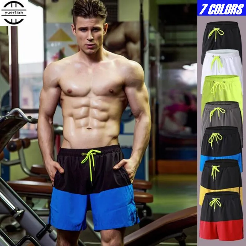 100pcs Men Exercise Fitness Holiday Casual Shorts Quick-dry Wicking Ultra-thin light Loose Board Beach Shorts Summer Sweatpants