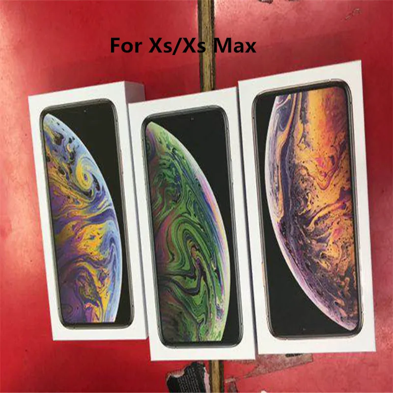

20pcs/lot US/EU/UK Version Retail Package Empty Packing Box for iPhone xr xs xs max without Accessories With Manual Sticker