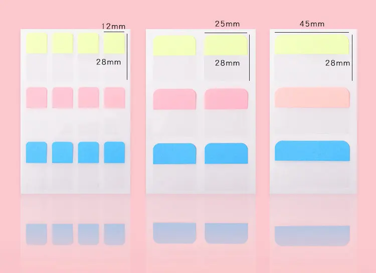 Творческий label Стикеры пакет ПВХ прозрачный Стикеры s закладки страница индекс стационарных Стикеры s