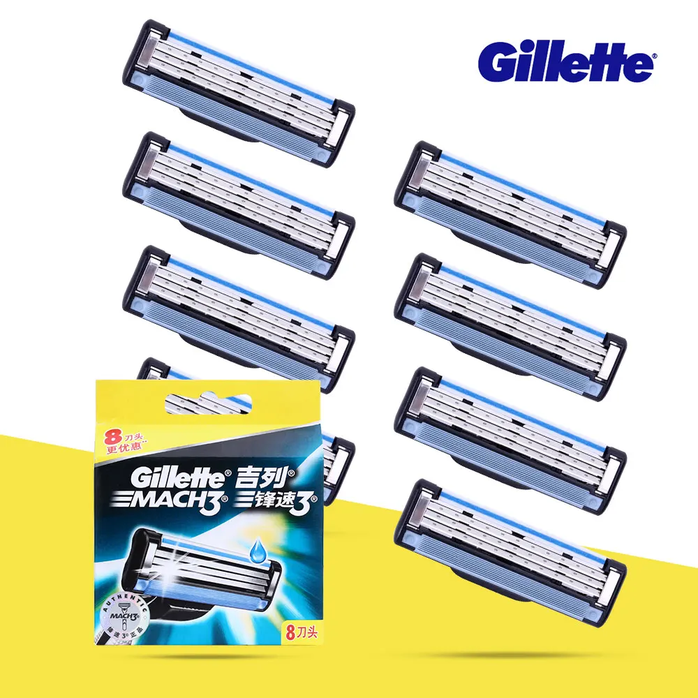 Buy Gillette Mach 3 Razor Blades Men's Face Shaving