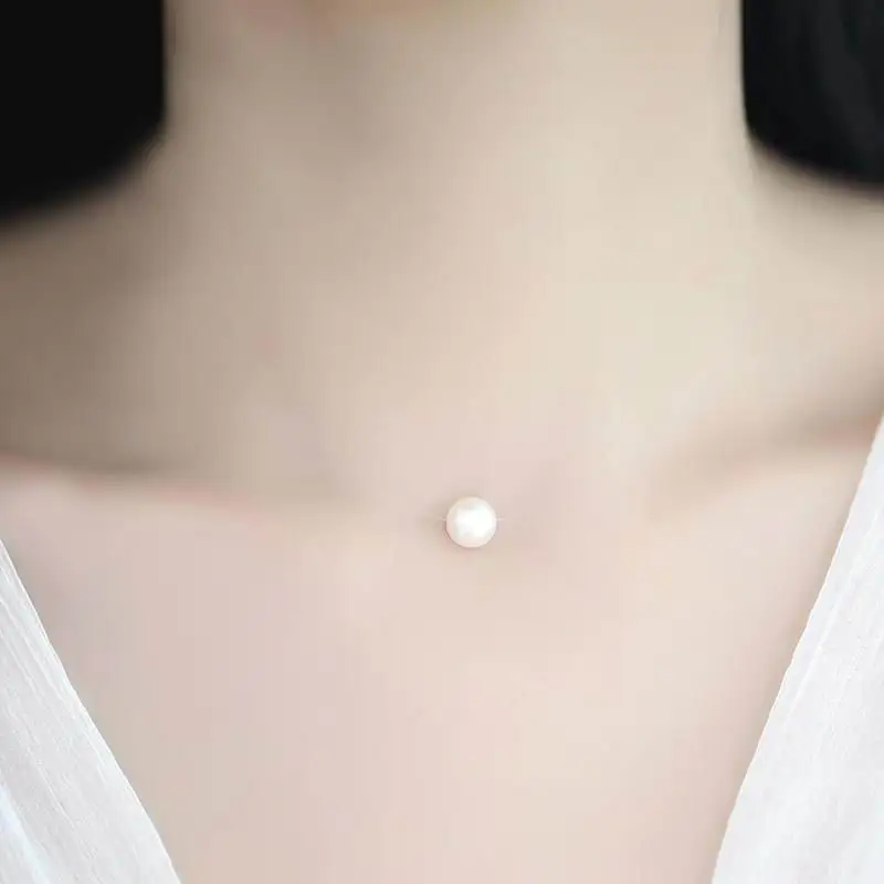 Simple-Invisible-Transparent-Simulated-Pearl-Choker-Necklace-Women-New-Fashion-Jewelry-Wholesale-Gifts-Bijoux-2017