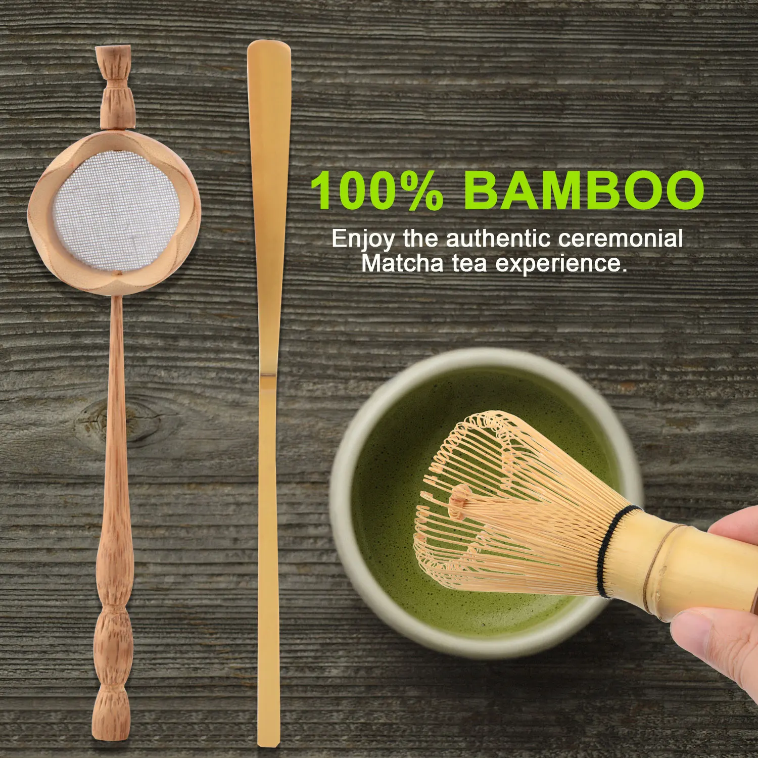 3pcs/set Natural Bamboo Tea Strainer Matcha Whisk Brush Green Tea Powder Whisk Scoop Set Japanese Teaware Ceremony 3pcs/set Natural Bamboo Tea Strainer Matcha Whisk Brush Green Tea Powder Whisk Scoop Set Japanese Teaware Ceremony