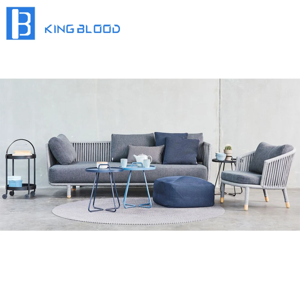 outdoor furniture sofa living room rope sofa set outdoor furniture sofa living room rope sofa set