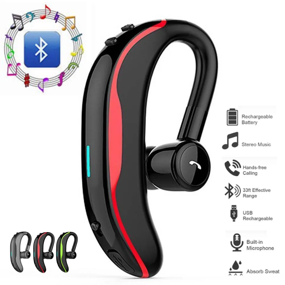 Bluetooth headphone for Apple iPhone X 9 Plus 8 7 6 Noise Cancelling Earbud Bluetooth earphone for Smart Phone Samsung S9 Note