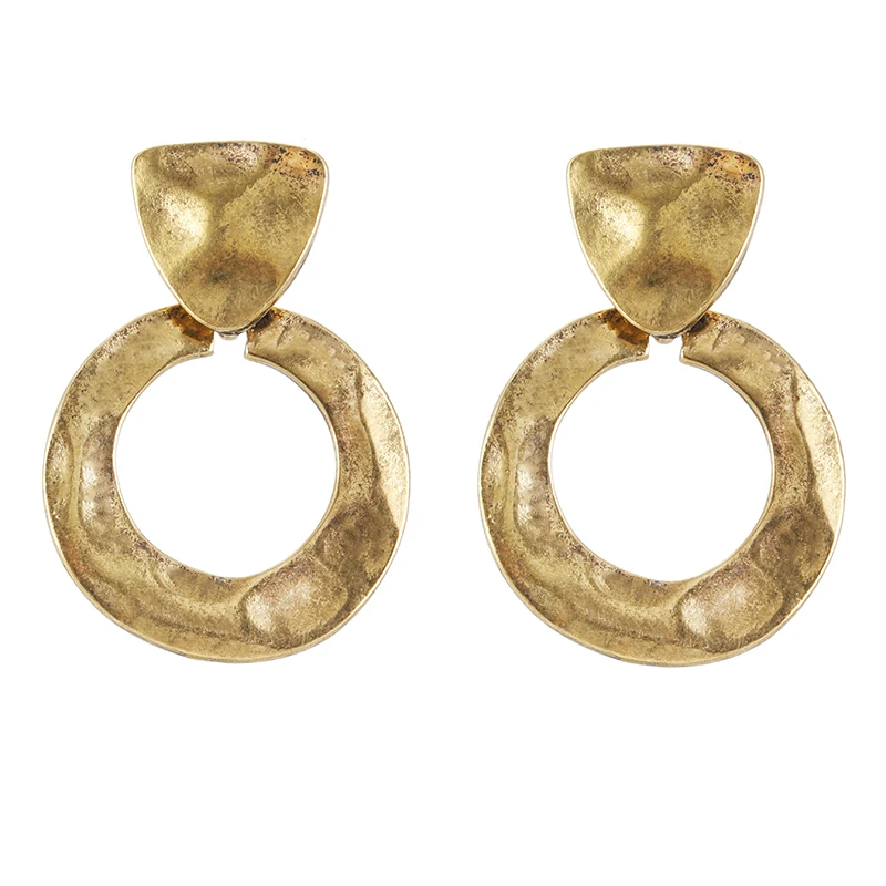 

Fashion Design Metal geometry Drop Earrings Jewelry Hot Sale Statement Vintage Maxi Dangle Earrings for Women Wholesale