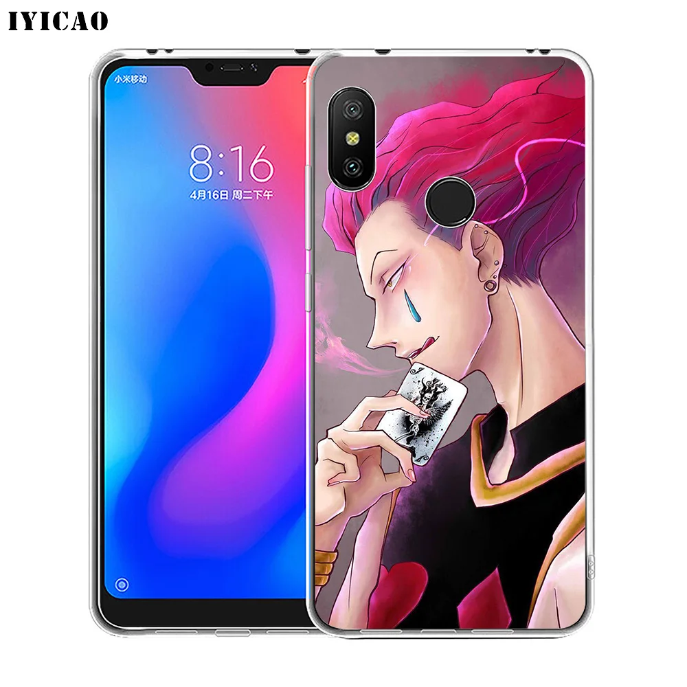 Мягкий силиконовый чехол IYICAO Hisoka hunter x для телефонов Xiaomi Redmi 4A 5A 6A Note 7 6 5 Pro Plus 4X Prime
