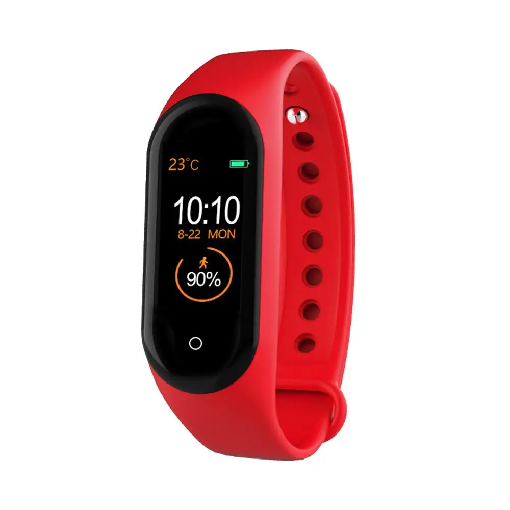 

M4 Smart Band 4 Bracelet Wrist Band Pedometer Waterproof Fitness Tracker Dynamic Heart Rate Blood Pressure Blood Oxygen Monitor