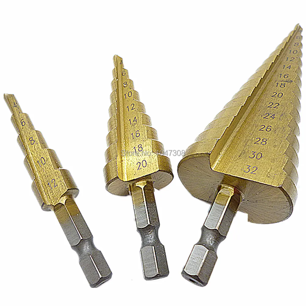 Step Cone Drill Hole Cutter