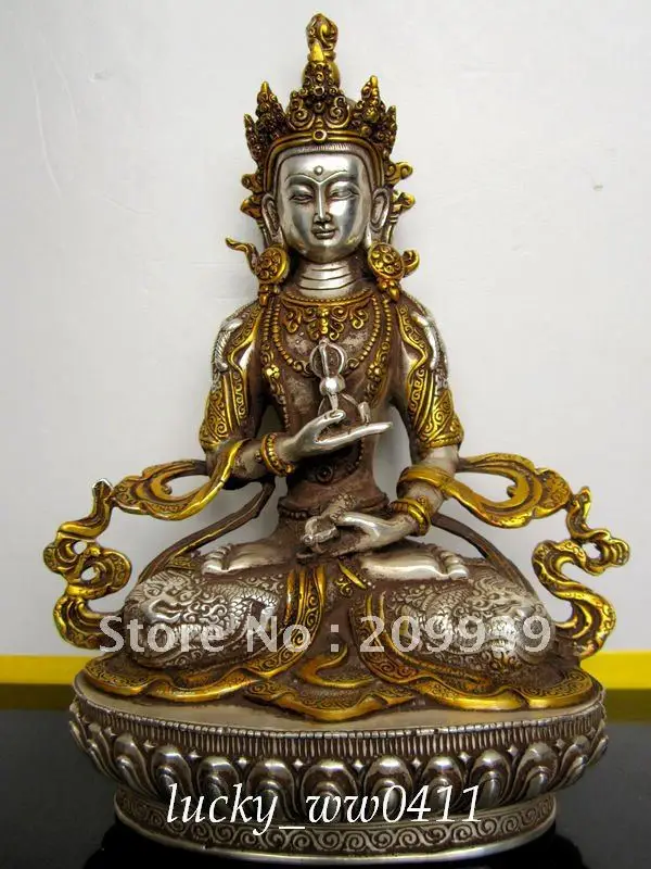 

0116P RARE TIBET BUDDHISM VAJRASATTVA BRONZE BUDDHA STATUE Fast shipping (A0314)