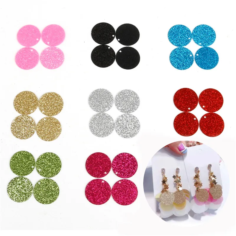 

20mm Approx 110pcs Fashion Glitter Sequin for Jewelry Making Earrings DIY Garment Accessories Jewelry Findings